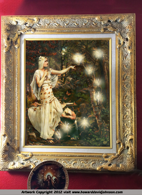 fairy painting oil on canvas Handpainted beautiful goddess Oil Painting On Canvas Wall Art
