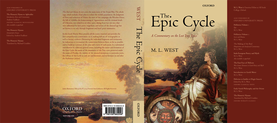 The Epic Cycle by M.L.West cover by Howard David Johnson