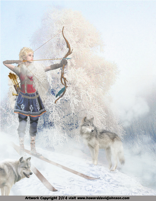 Skadi aeser goddess of the north 