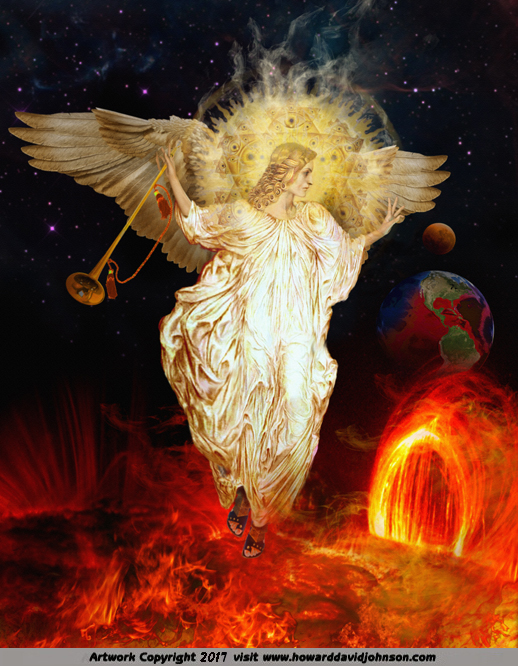 The Fourth TRUMPET heralds destruction of sun moon and stars
