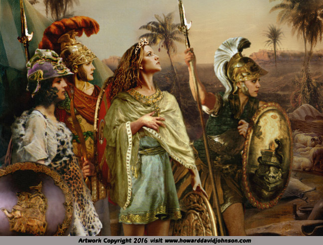 s: Warrior Women of History, Mythology and Fantasy by Howard David  Johnson