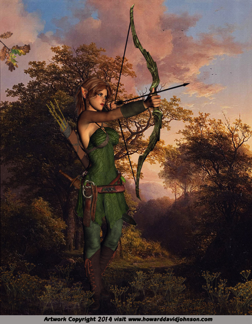 elven beauty elvish archer