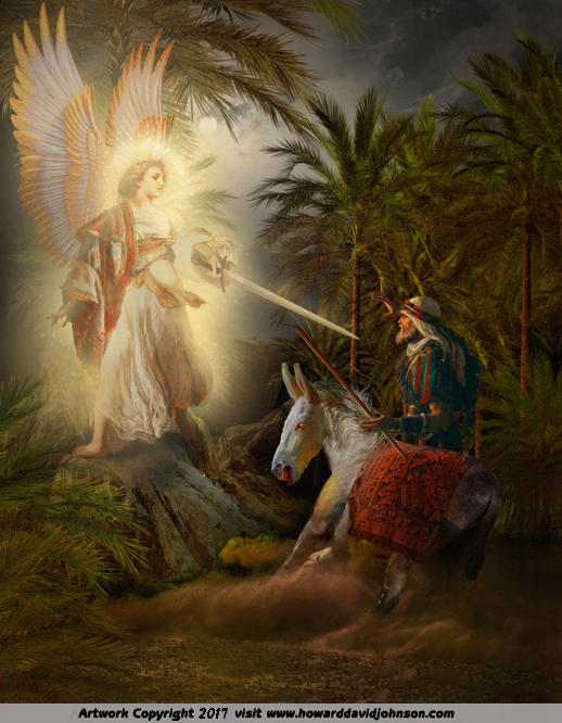 The Angel of the LORD & Balaam the false prophet