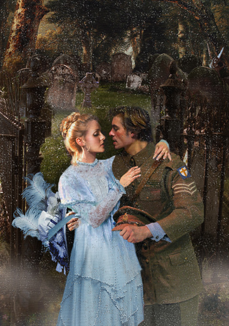 solder romantic trist wife world war painting 