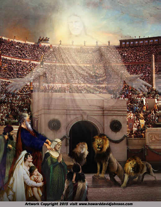 roman coliseam historical christian lion nero