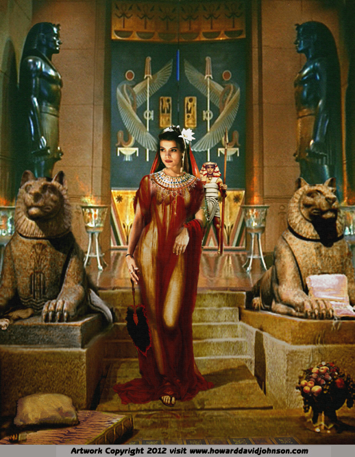 queen cliopatra egiption egipt histoy historical painting 