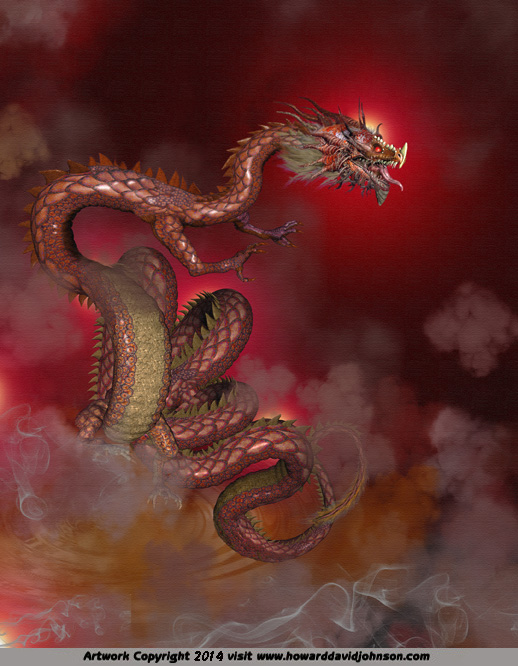 japanese legend dragon serpant parunga