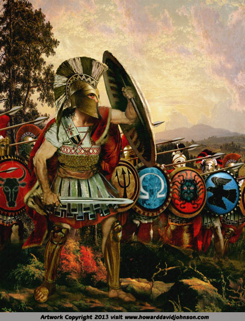 spartain warrior picture historical art 