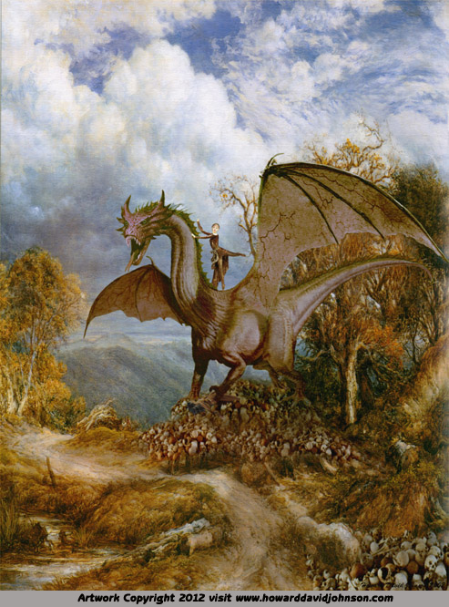 dragon art fantasy paiting fine art