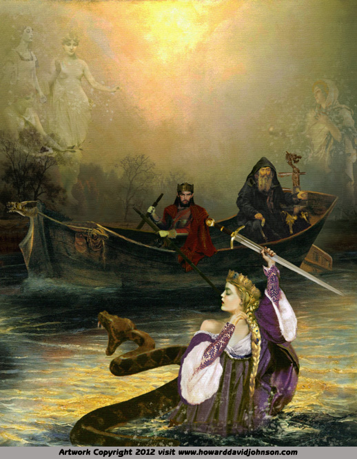 The Lady in the Lake from the King Arthur Legends