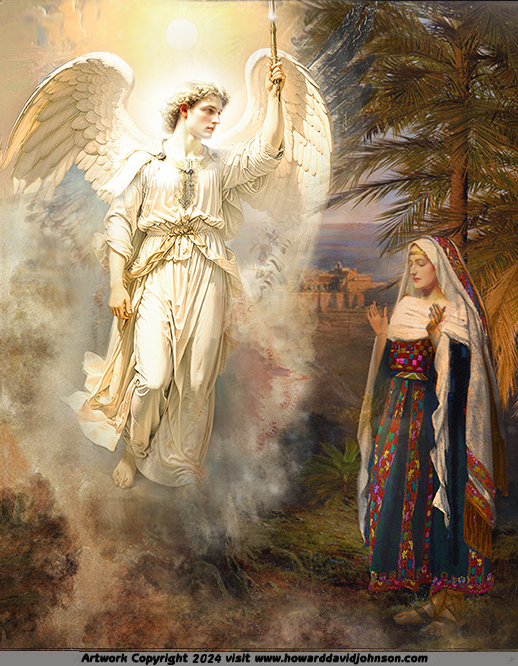 The Annunciation to Mary by Gabriel the Archangel