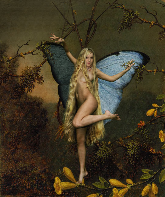 photo realistic painting of fairy